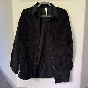 Aritzia Black Corduroy Jacket